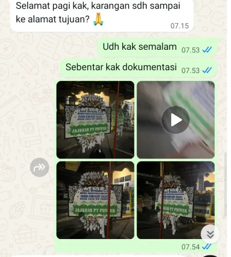 Pengiriman Papan Bunga Selamat Gersi Jepon