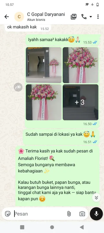 Pengiriman Karangan Bunga Gersi Jepon